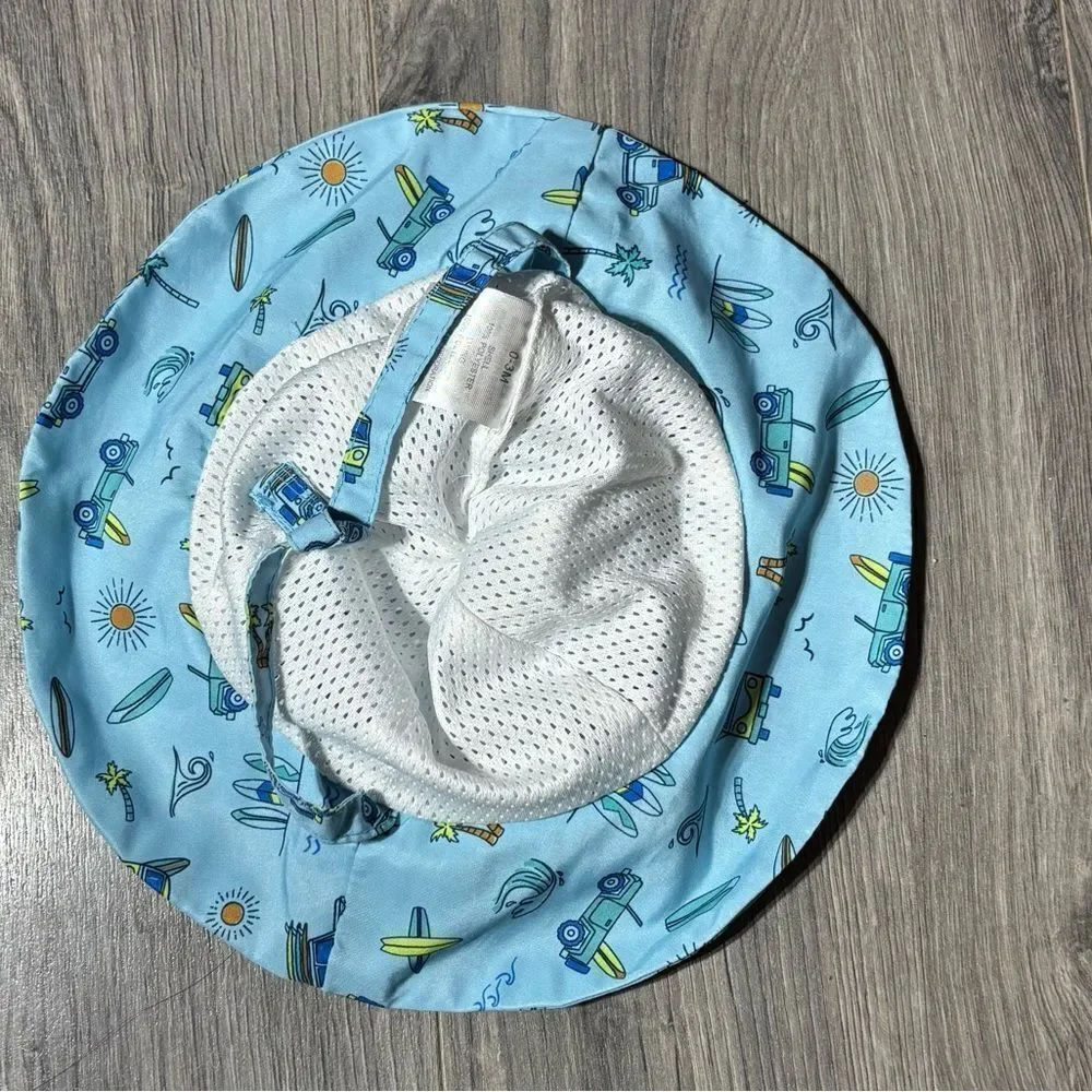 Blue Surfing Swim Summer Hat EPC Size Infant Toddler Excellent Preloved Conditio